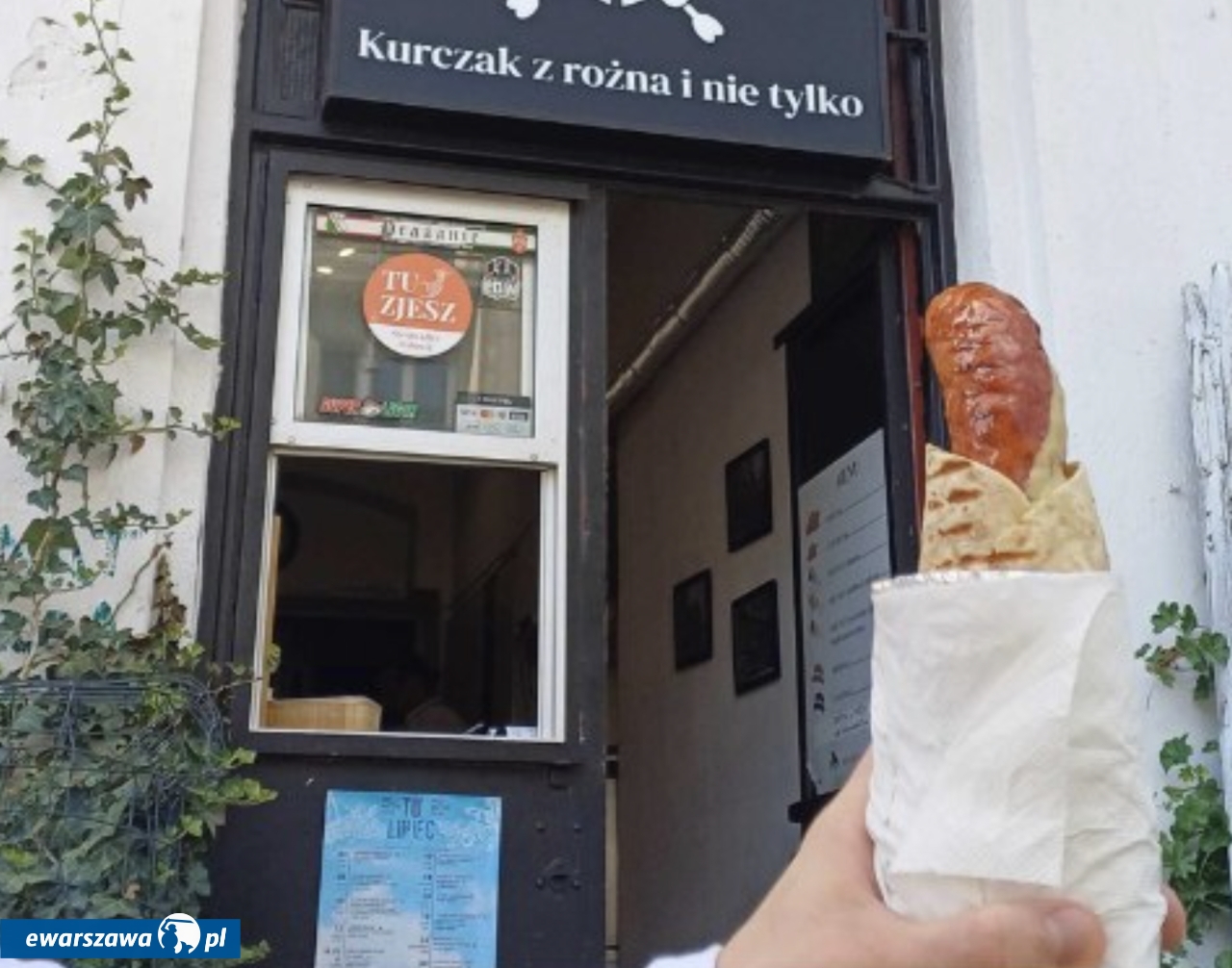 Krętacz / tortilla z kiełbasą | fot. fb / Rożenko