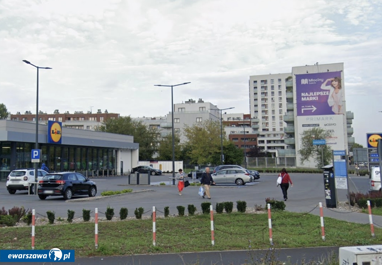 Działka Lidla przy stacji metra Młociny | fot. Google Street View