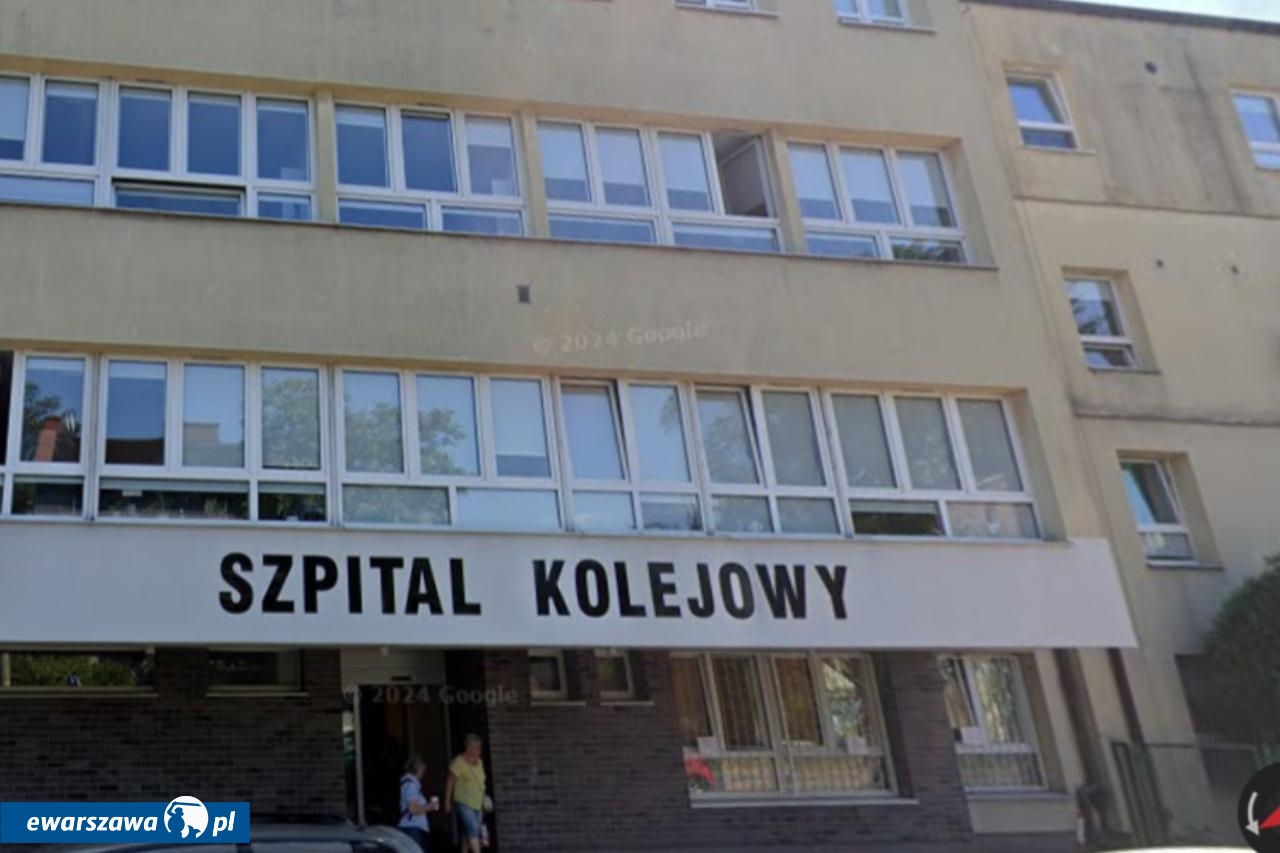Szpital Kolejowy w Pruszkowie | fot. google stret view