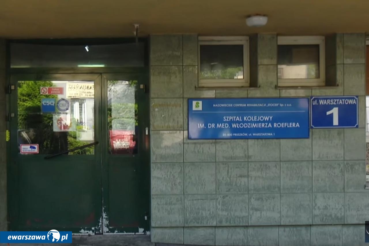 Szpital Kolejowy w Pruszkowie | fot. youtube.com/@tel-kabPruszkow