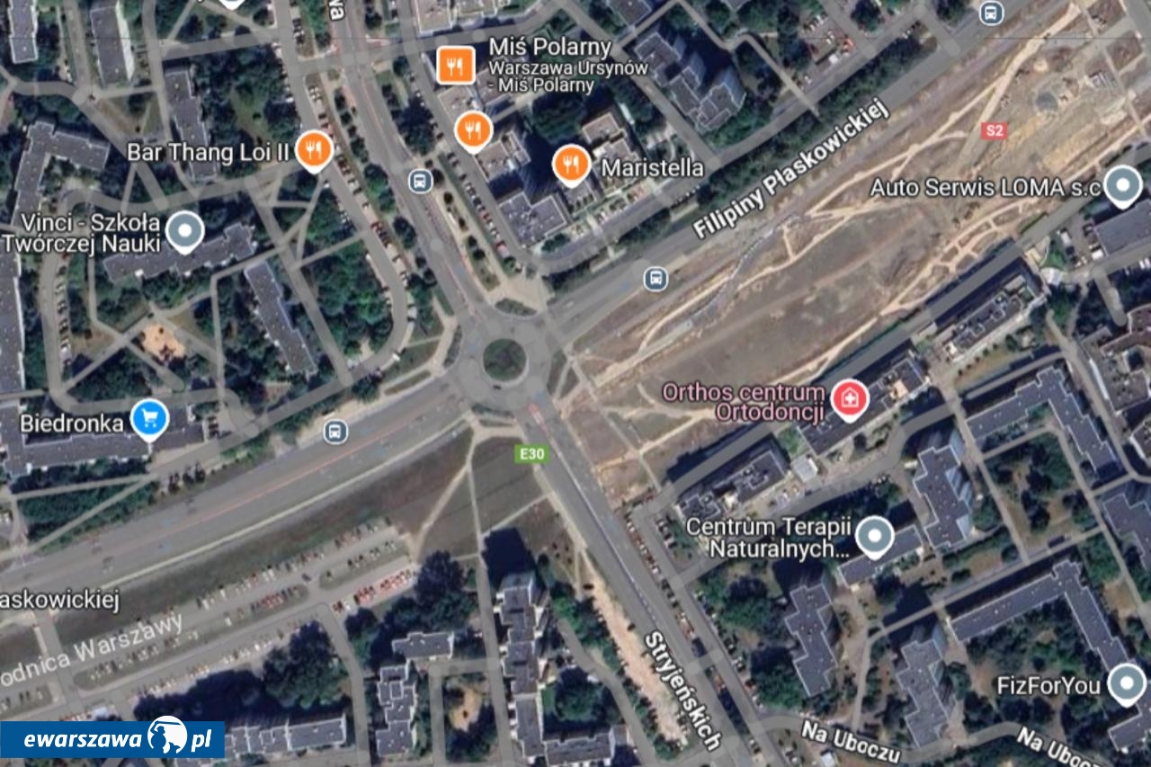 rondo na Ursynowie | fot. google stret view