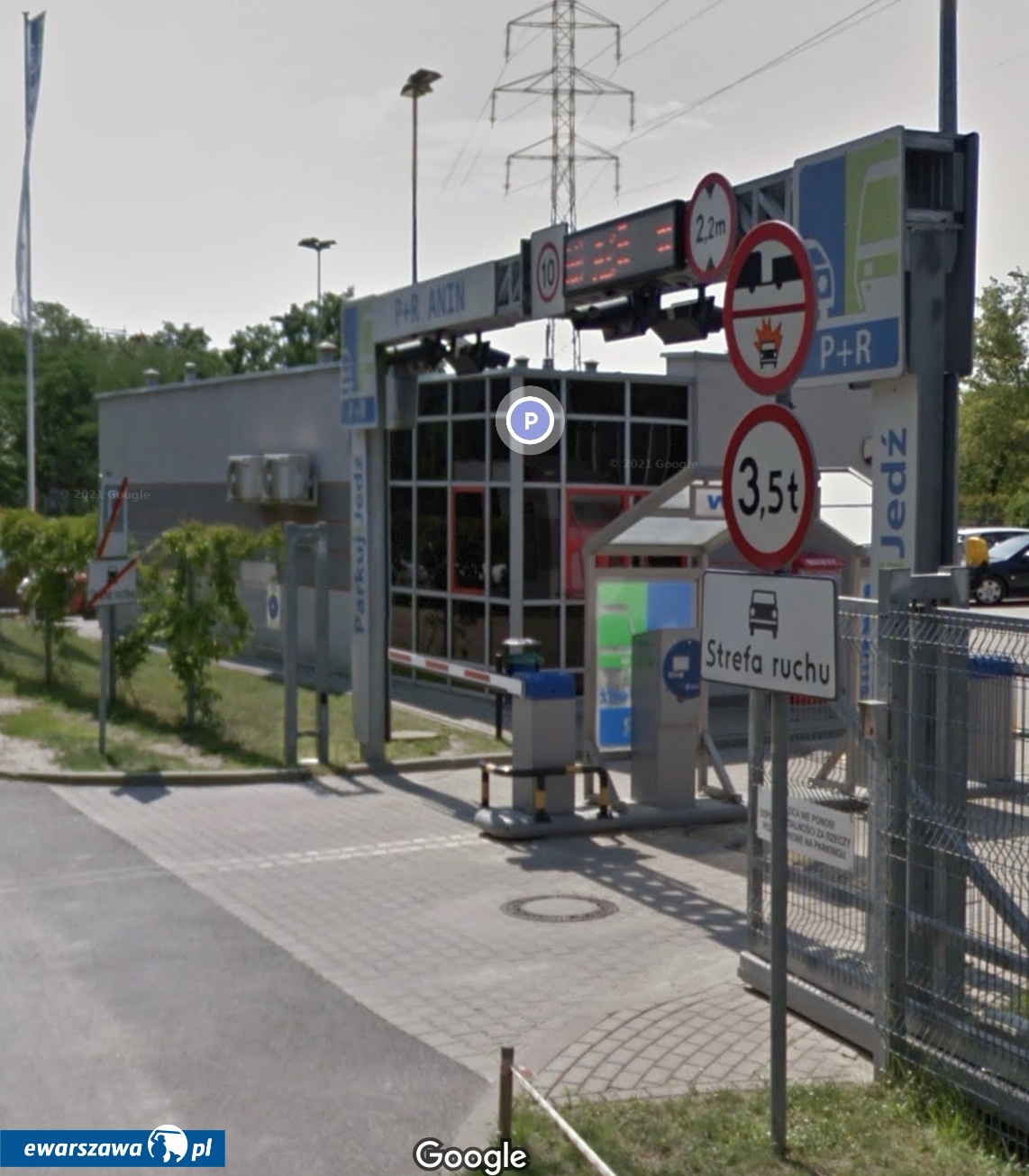 P&R w Aninie | fot. Google Street View