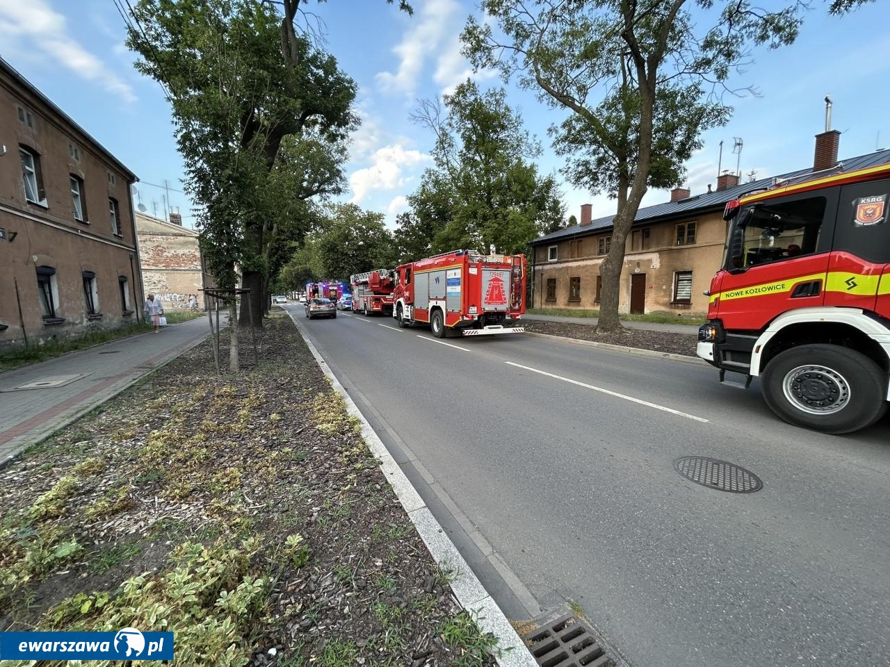 straż pożarna na miejscu wybuchu gazu | fot. facebook.com/osp.nowekozlowice
