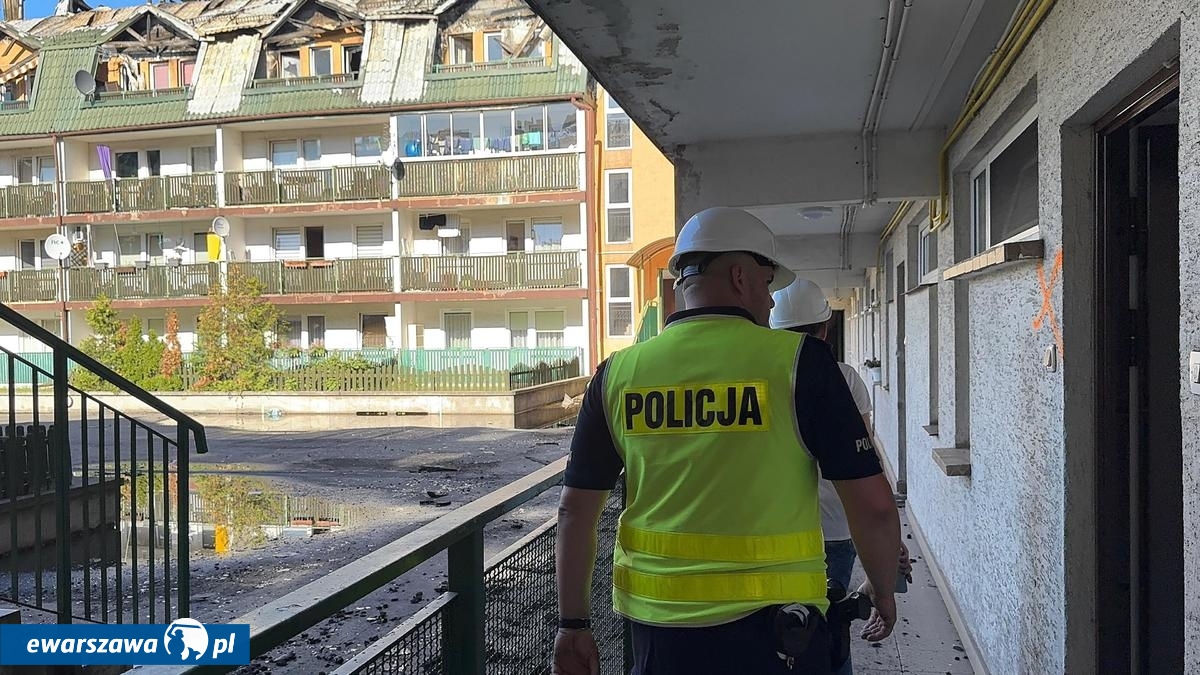 pożar w Ząbkach | fot. ksp.policja.gov.pl