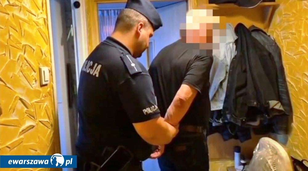 zatrzymanie agresora z Targówka | fot. KRP VI - Białołęka, Praga Północ, Targówek