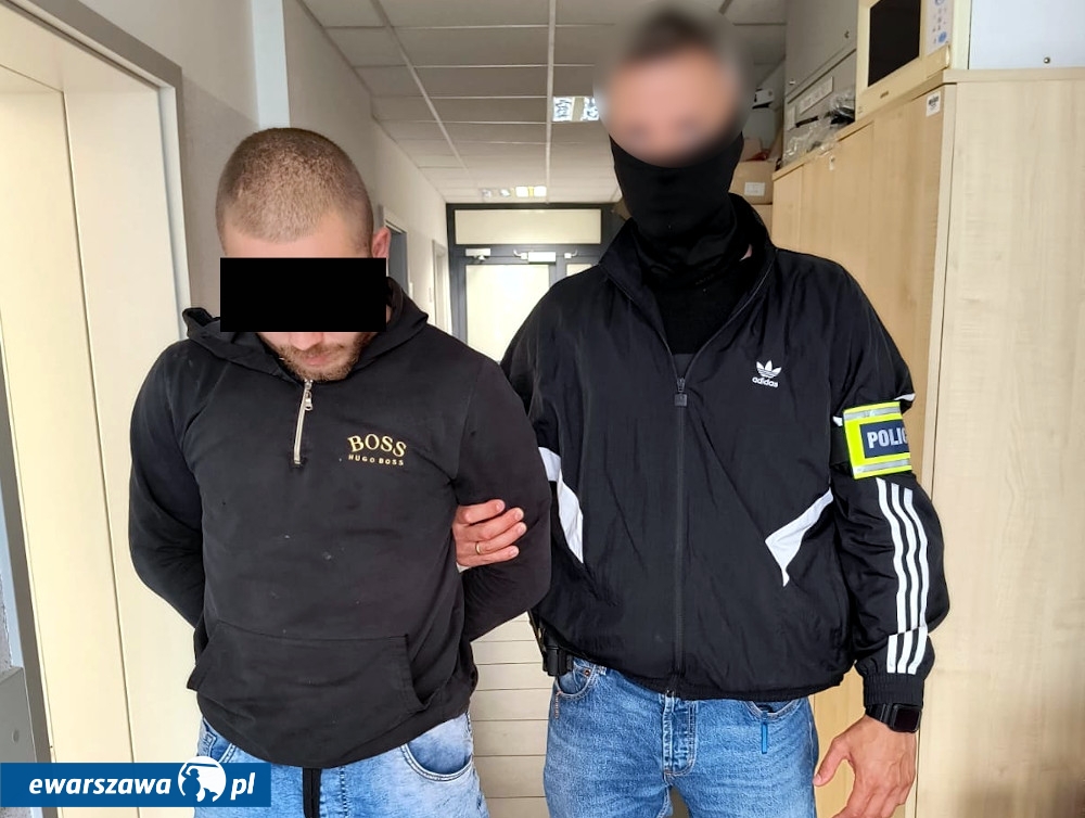 zatrzymanie 23-latka | fot. mokotow.policja.gov.pl