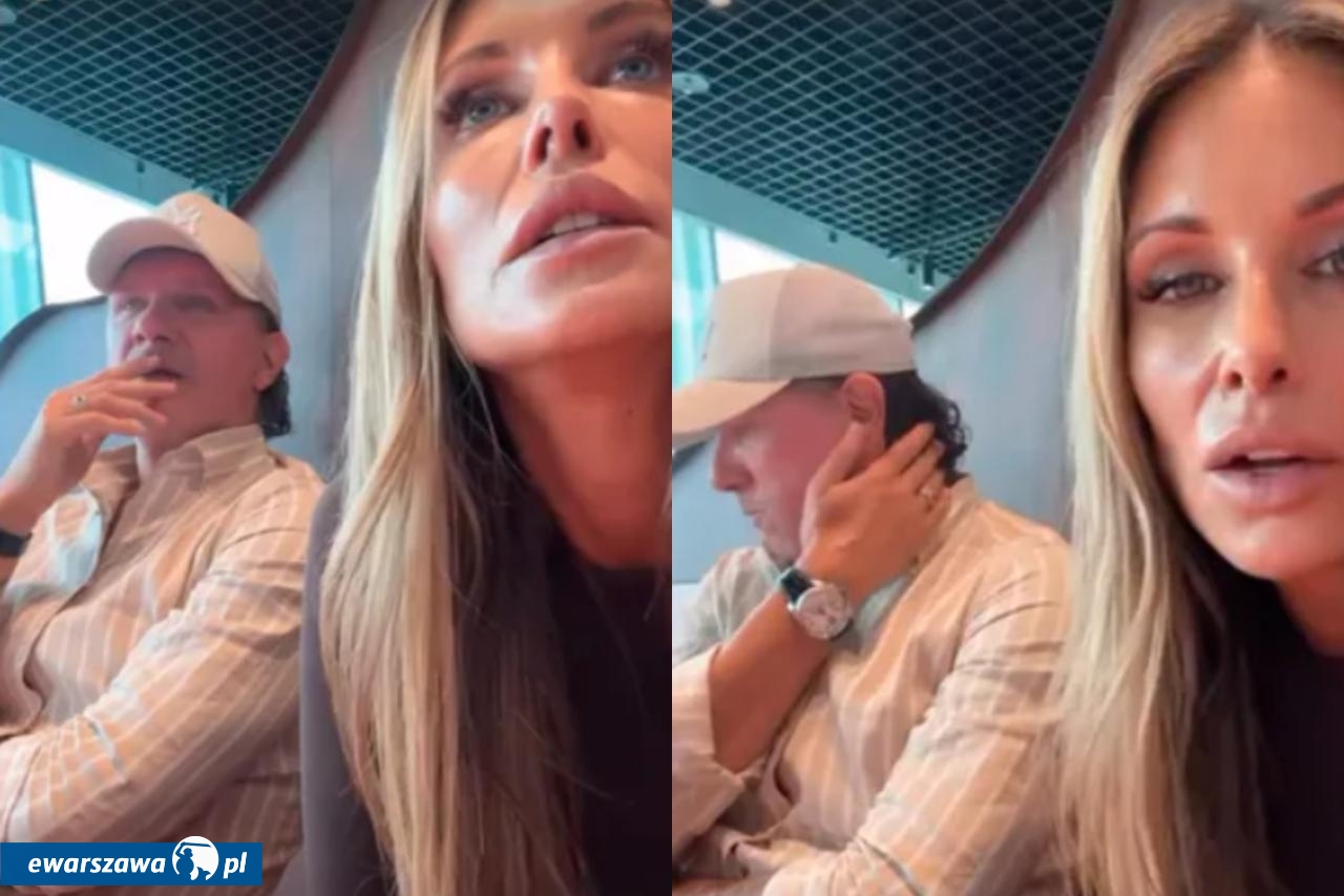 Małgorzata Rozenek i Radosław Majdan na lotnisku | fot. instagram.com/m_rozenek