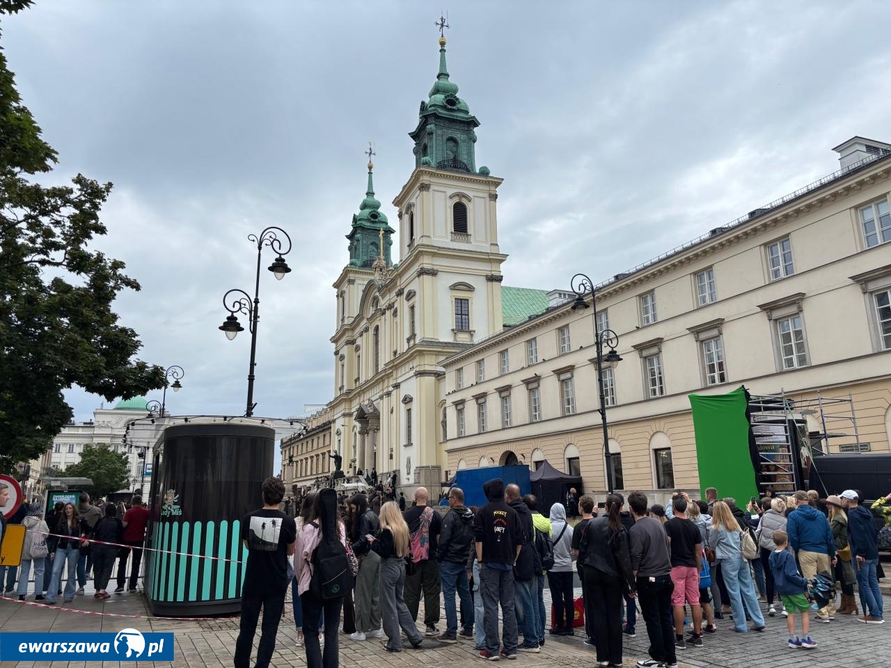 Krakowskie Przedmieście zamknięte przez plan "Lalki" | fot. Bartosz Pańczyk