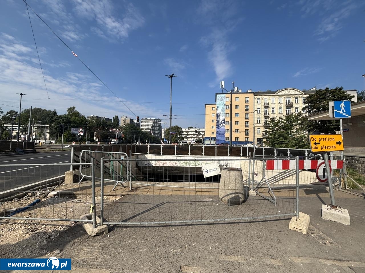 tunel na Woli zamknięty | fot. Bartosz Pańczyk