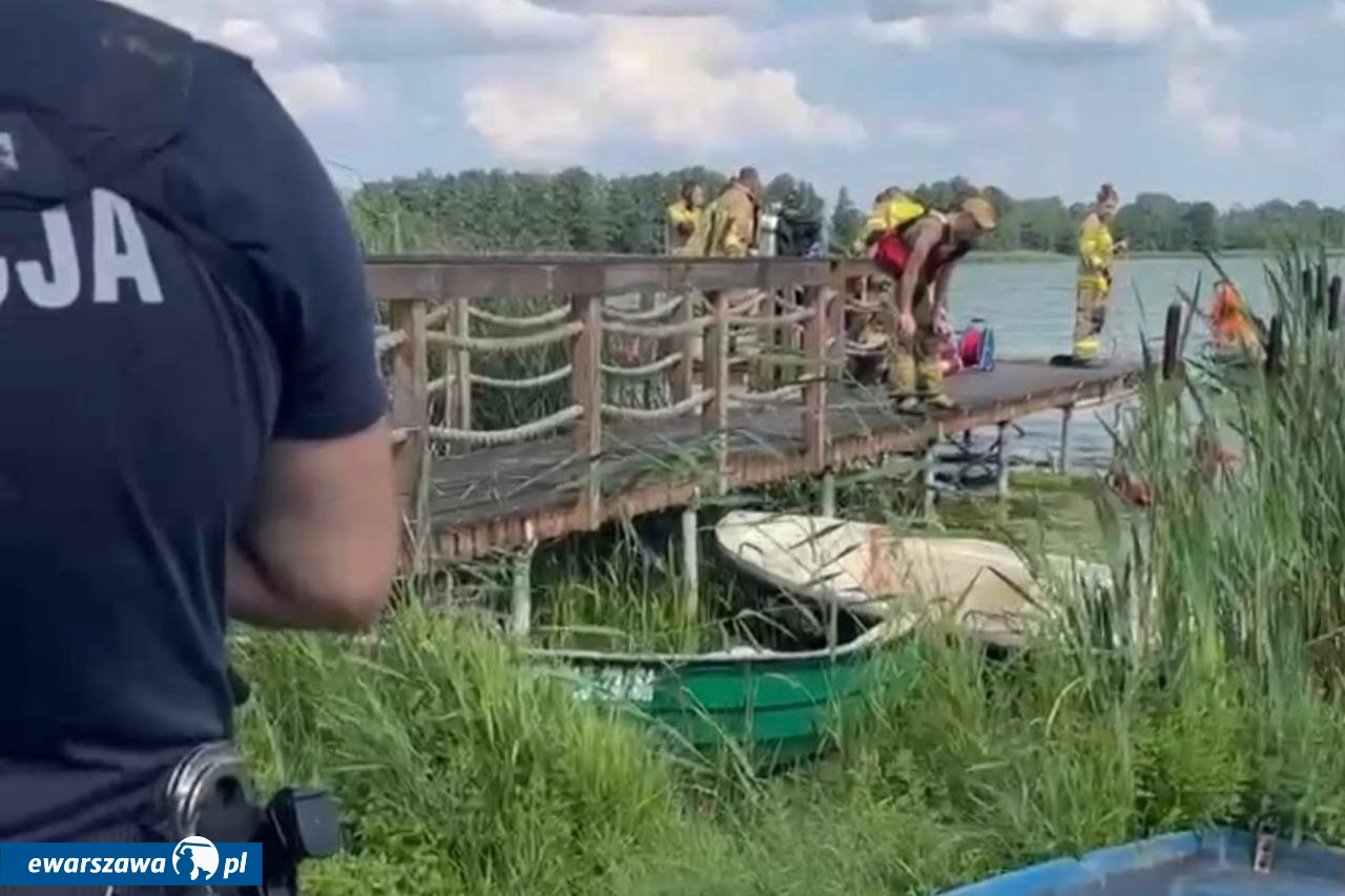wypadek na Mazurach | fot. KPP Lidzbark Warmiński