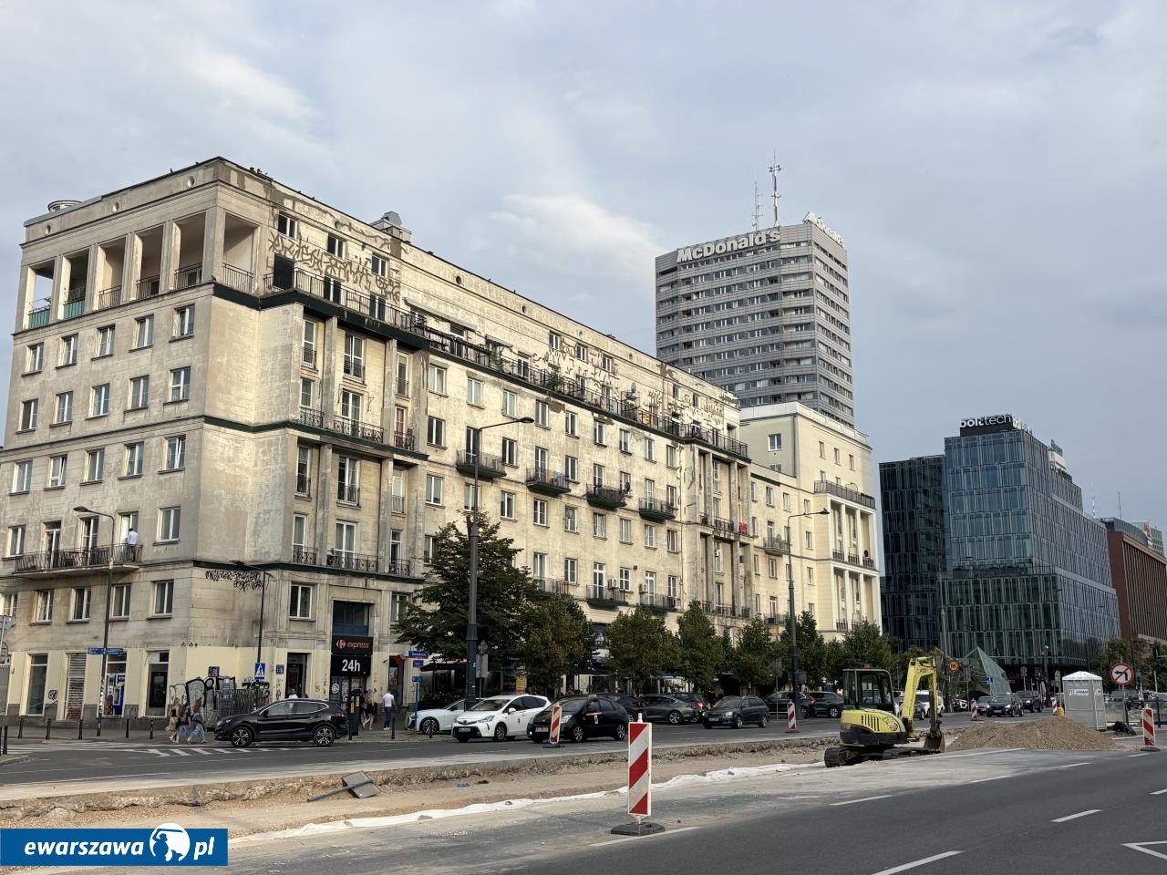 remont torowiska przy Marszałkowskiej | fot. Bartosz Pańczyk