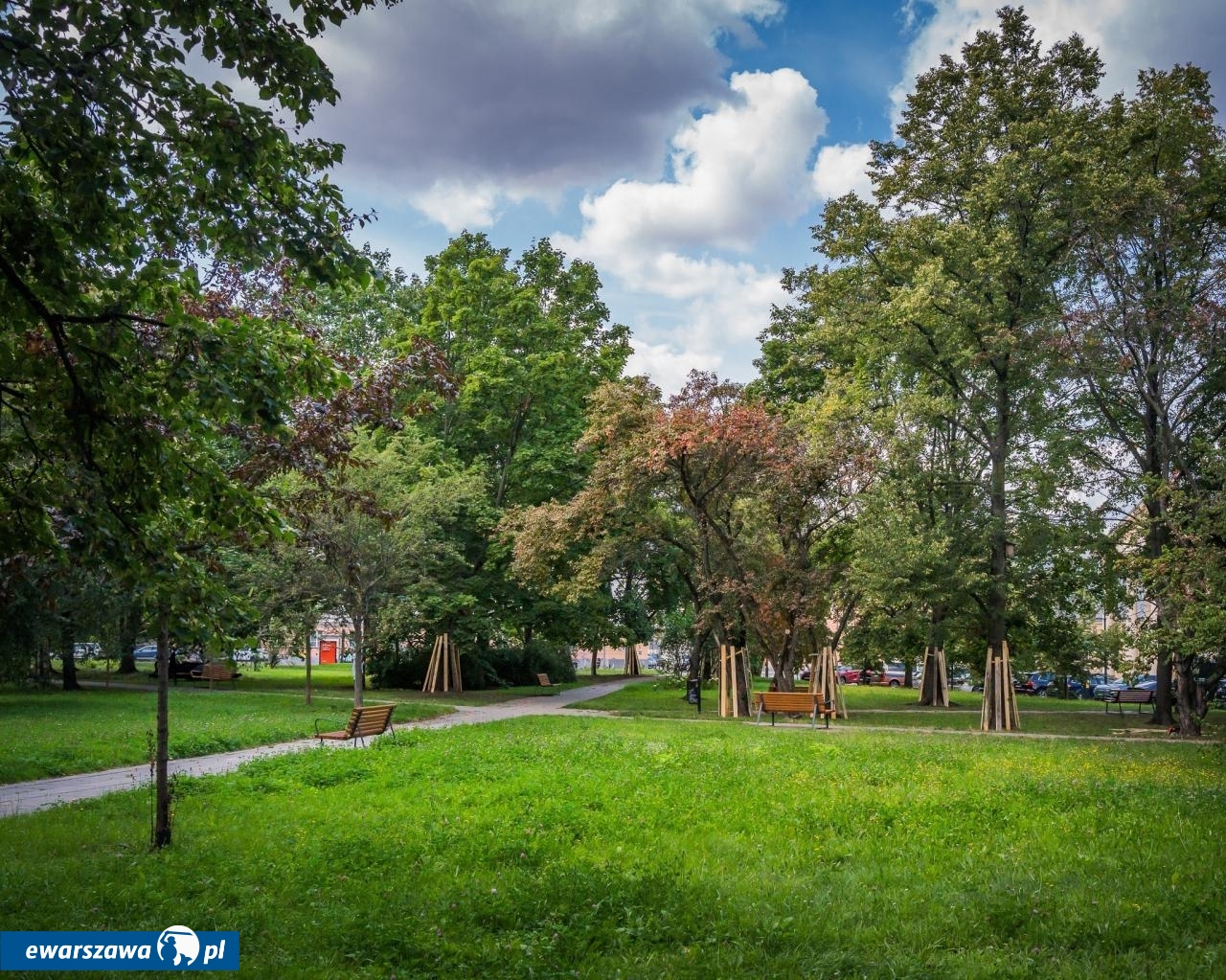 skwer Matysiaków | fot. Krzysztof Babicki / Zarząd Zieleni Warszawy
