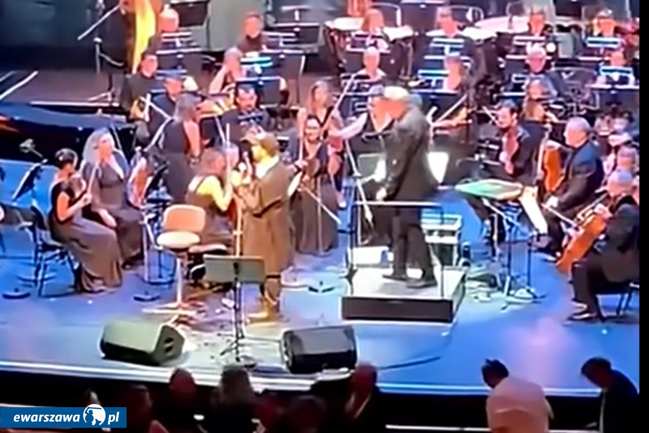 zakłócony koncert w Teatrze Wielkim w Warszawie | fot. youtube.com/@ynetnews1