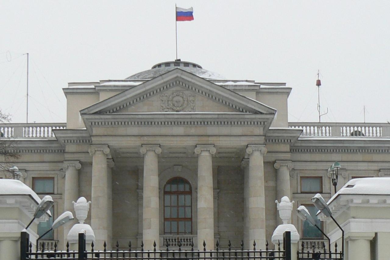 Ambasada Rosji w Polsce | fot. Autorstwa Ency - Praca własna, CC BY-SA 3.0, https://commons.wikimedia.org/w/index.php?curid=9379757