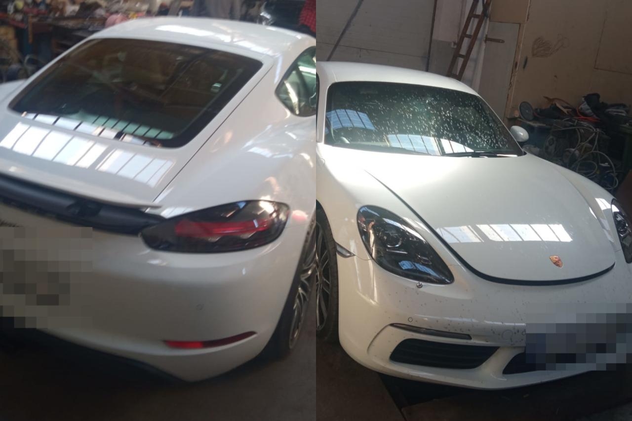 skarzione Porsche odnalezione | fot. ksp.policja.gov.pl