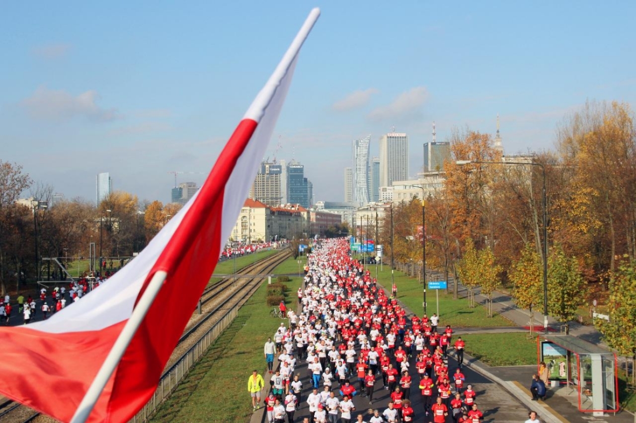 Bieg z okazji 11 listopada | fot. UM Warszawa