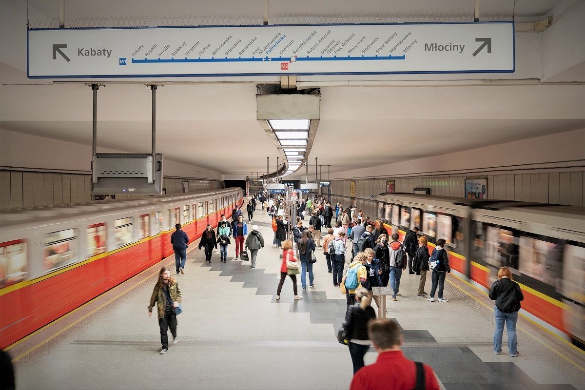 metro w Warszawie | fot. Rafał Trzaskowski/facebook