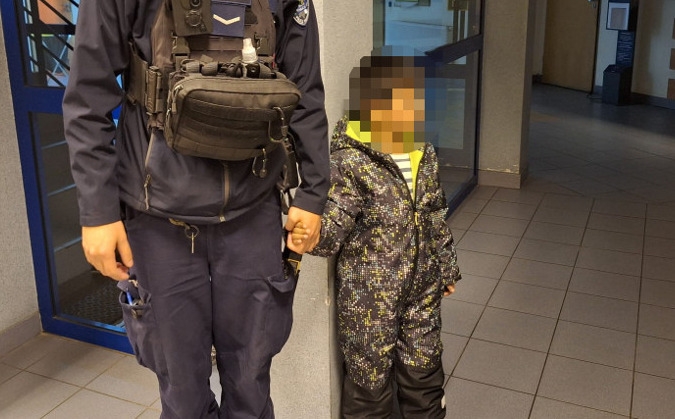 zaginiony 6-latek, który odnalazł się na Białołęce | fot. praga-polnoc.policja.gov.pl