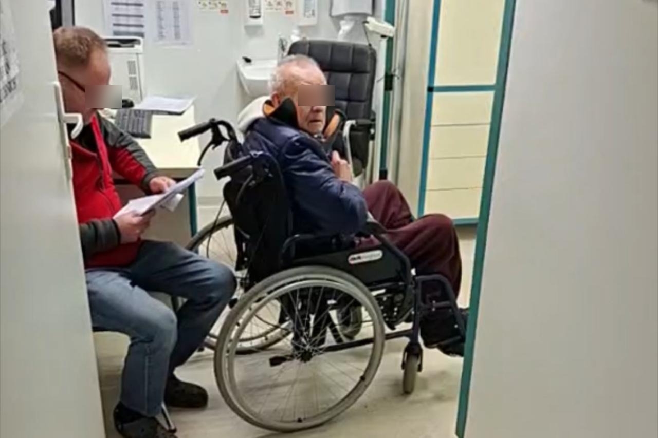 pan Antoni z hospicjum w Legionowie | fot. facebook.com/ikonowicz