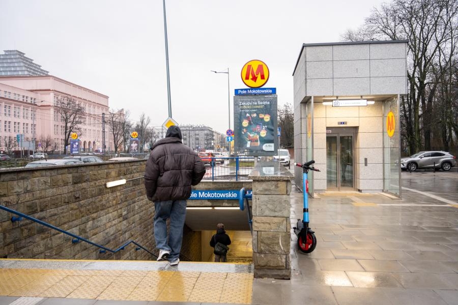 stacja metra Pole Mokotowskie | fot. UM Warszawa