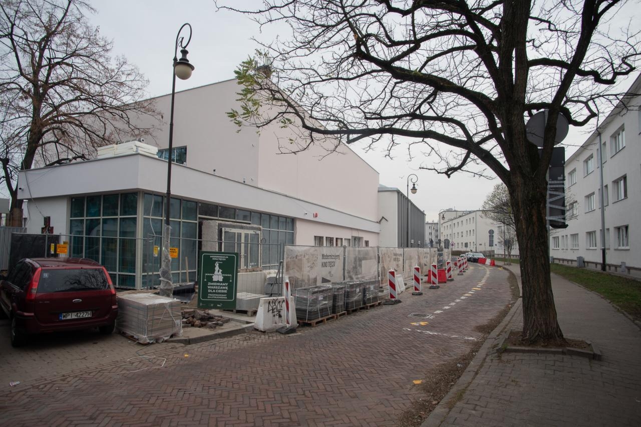remont Kina Tęcza | fot. Paweł Arczewski / Kino Tęcza Facebook
