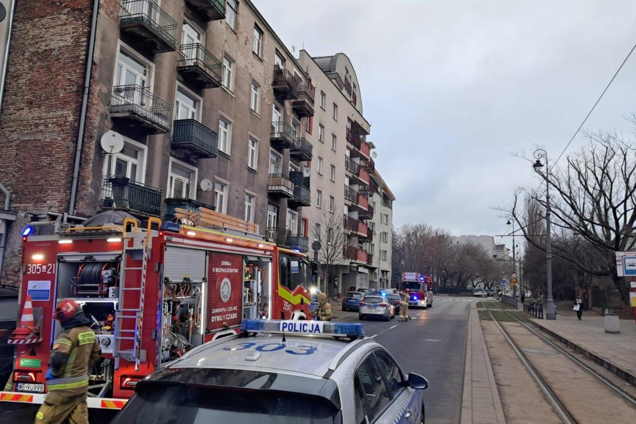 pożar na Pradze-Północ | fot. Komenda Miejska PSP m.st. Warszawy