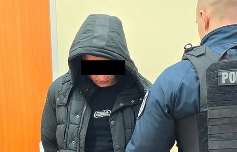 zatrzymany napastnik | fot. Komenda Rejonowa Policji Warszawa III