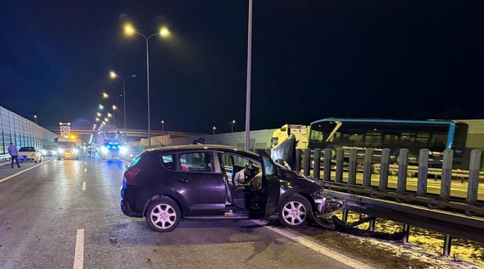 wypadek na S7 | fot. Policja Mazowiecka/X
