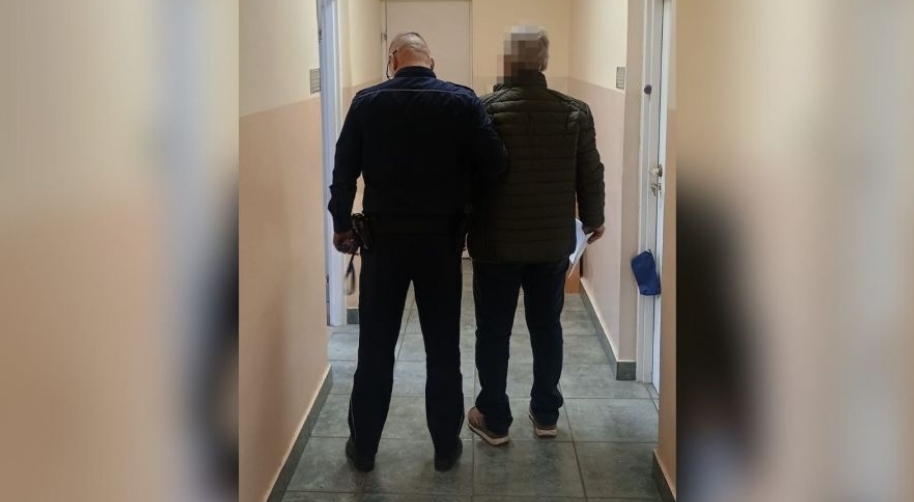 zatrzymanie 68-latka | fot. KPP w Legionowie
