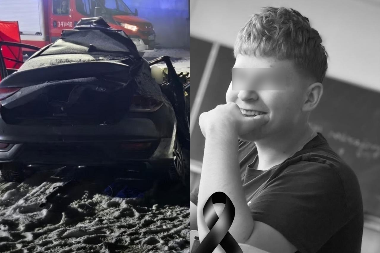 16-latek, który zginął tragicznie | fot. facebook.com/ZSZ1Ostroleka / KMP w Ostrołęce