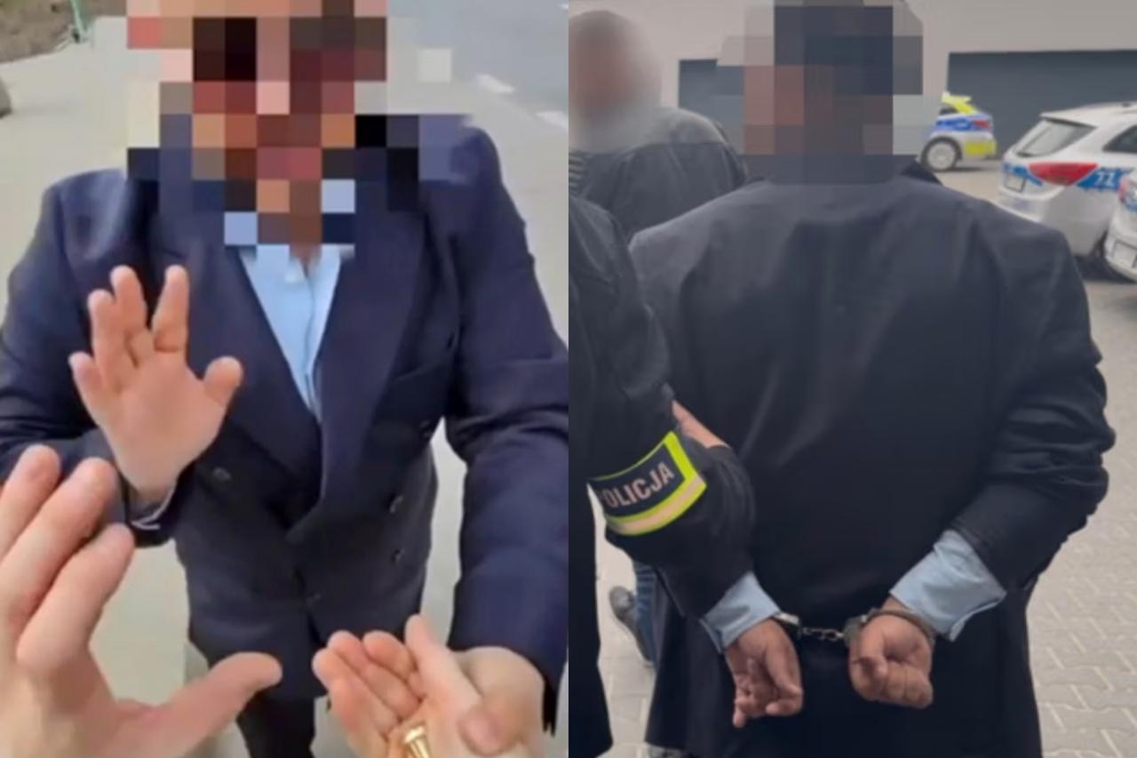 zatrzymany "książę z Dubaju" | fot. mokotow.policja.gov.pl