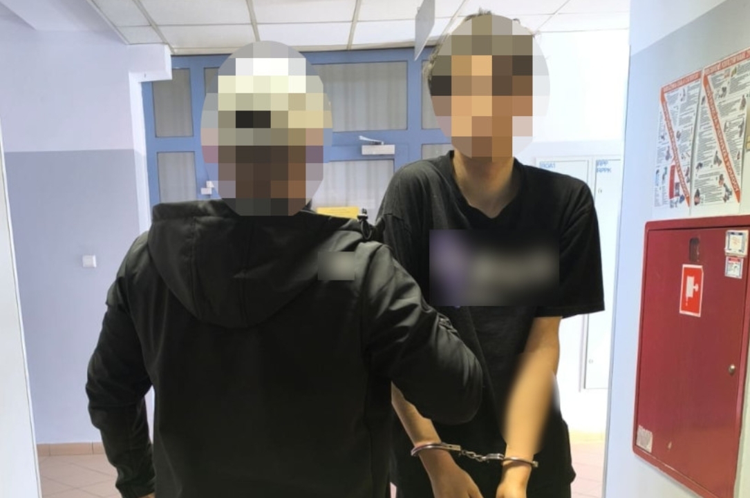 zatrzymany mężczyzna | fot. wola.policja.gov.pl
