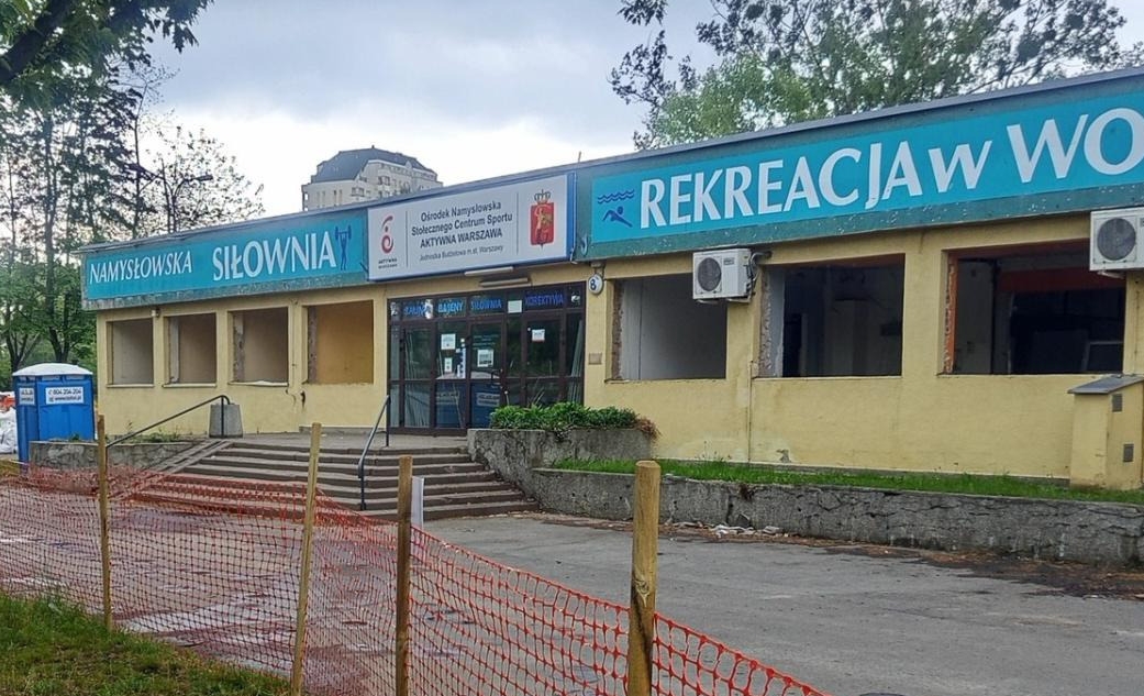 rozbiórka Ośrodka Namysłowska w Warszawie | fot. Wanda Grudzień - radna dla Pragi/Facebook