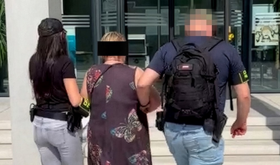 zatrzymanie Swietłany P. | fot. cbsp.policja.pl