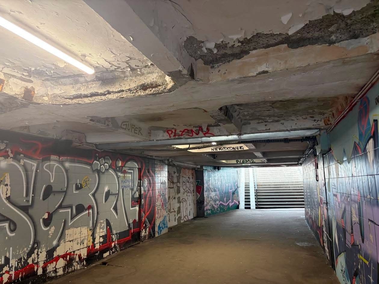 przejście podziemne przy ul. Targowej w Warszawie | fot. Bartosz Pańczyk