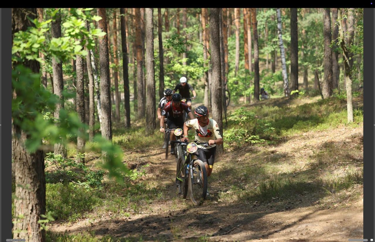 uczestnicy Bike Marathon w Warszawie. Na przodzie zaginiony 71-latek | fot. Poland Bike Marathon/facebook