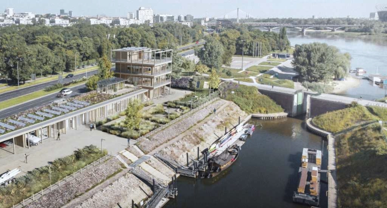wizualizacja portu | fot. GAB Piotr Grabowski Architekt