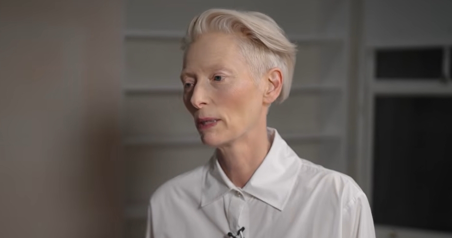 Tilda Swinton | fot. https://www.youtube.com/@vprocinema