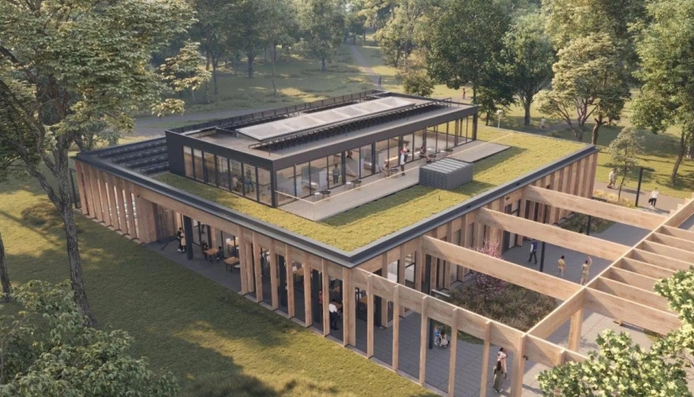 wizualizacja nowego pawilonu SGH na Polu Mokotowskim | fot. SGH/materiały prasowe