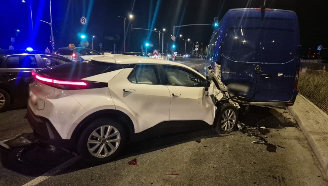 28-latek, który pędził po Warszawie 200 km/h i uszkodził inne samochody | fot. mokotow.policja.gov.pl