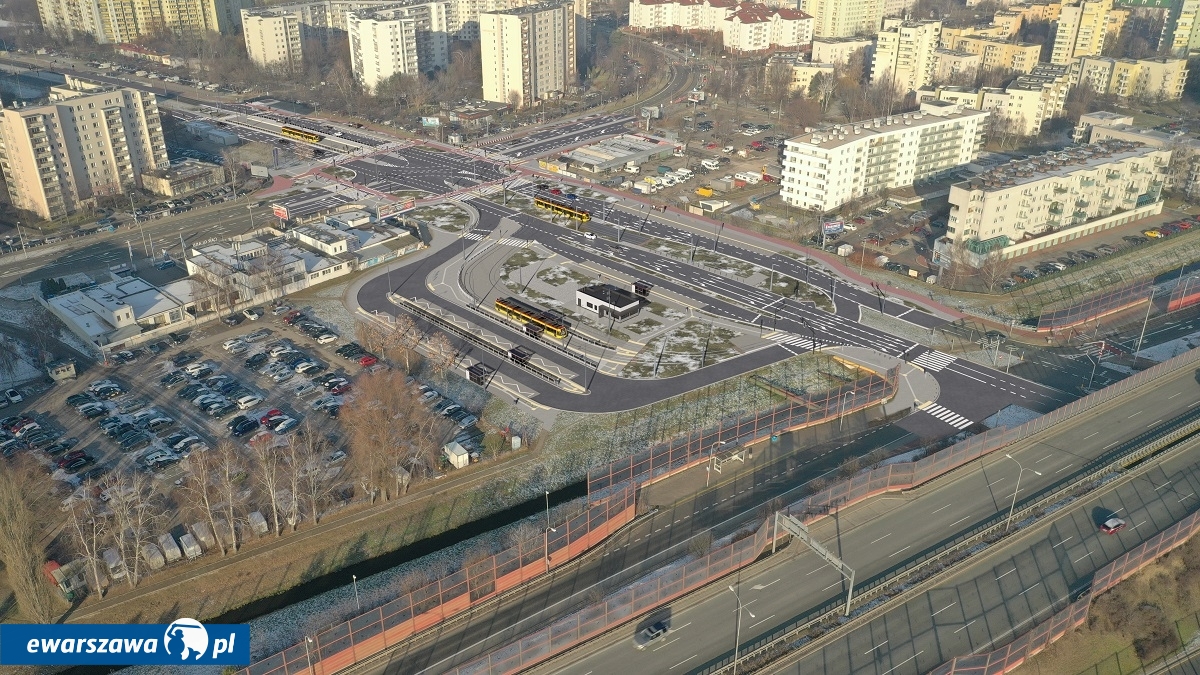 Tramwaj na Gocław - wizualizacja | fot. tw.waw.pl