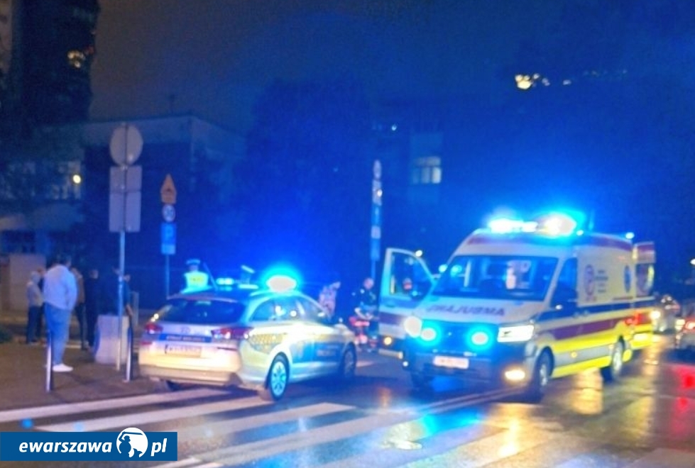 kolizja z udziałem rowerzysty | fot. strazmiejska.waw.pl