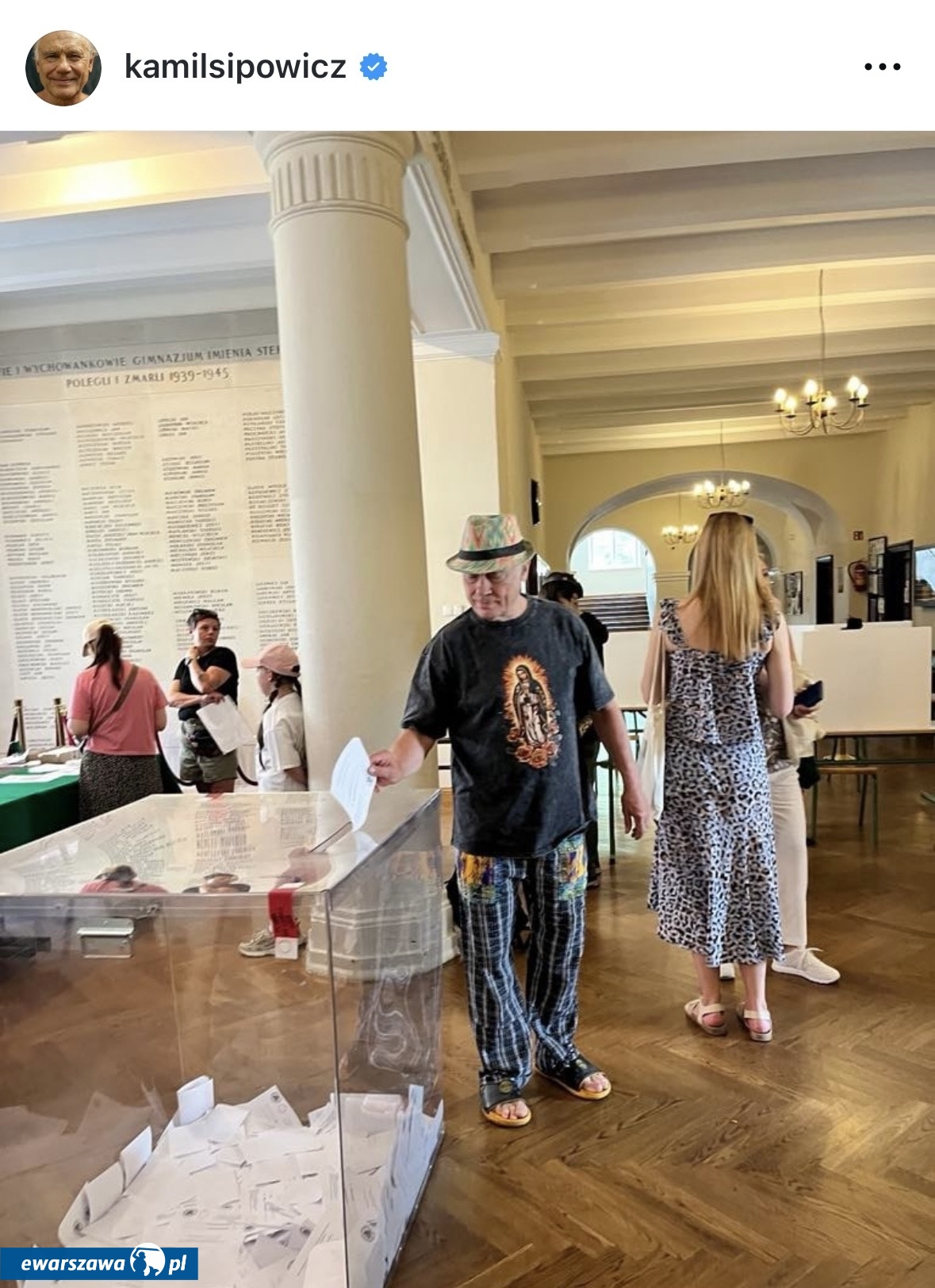 gwiazdy na wyborach prezydenckich w 2025 roku | fot. instagram