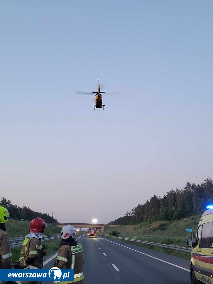 zdj. z wypadku | fot. facebook.com/p/OSP-Górzno-KSRG