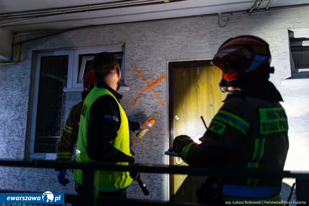 pożar w Ząbkach | fot. ksp.policja.gov.pl
