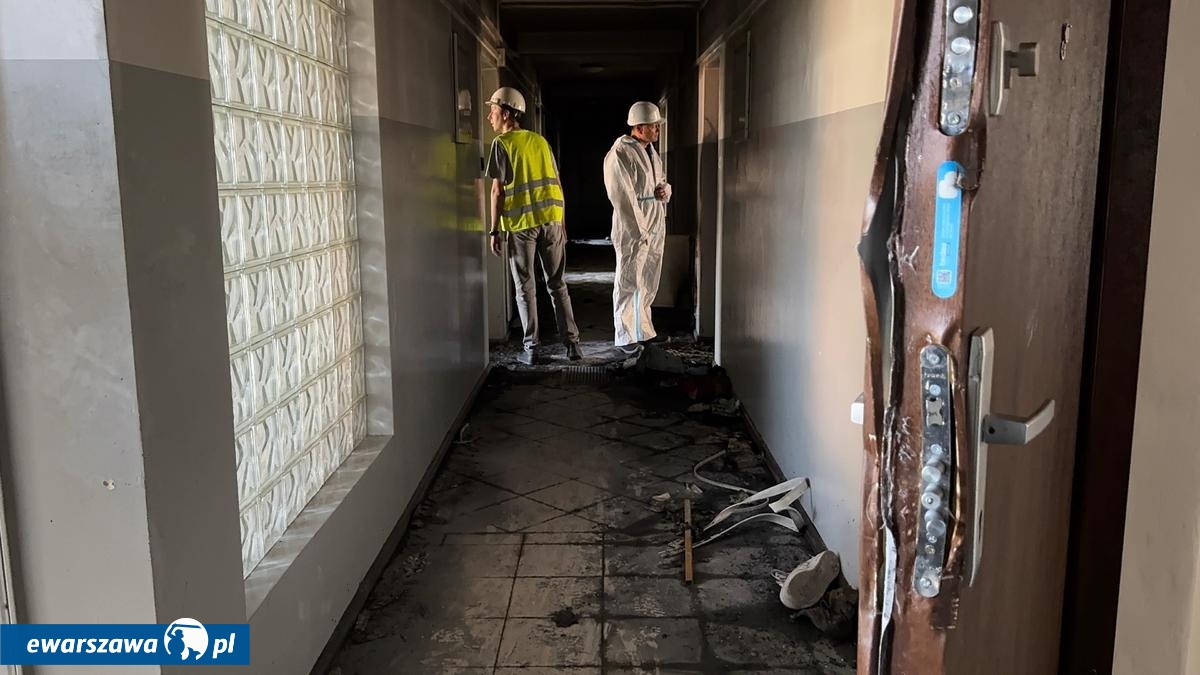 pożar w Ząbkach | fot. ksp.policja.gov.pl