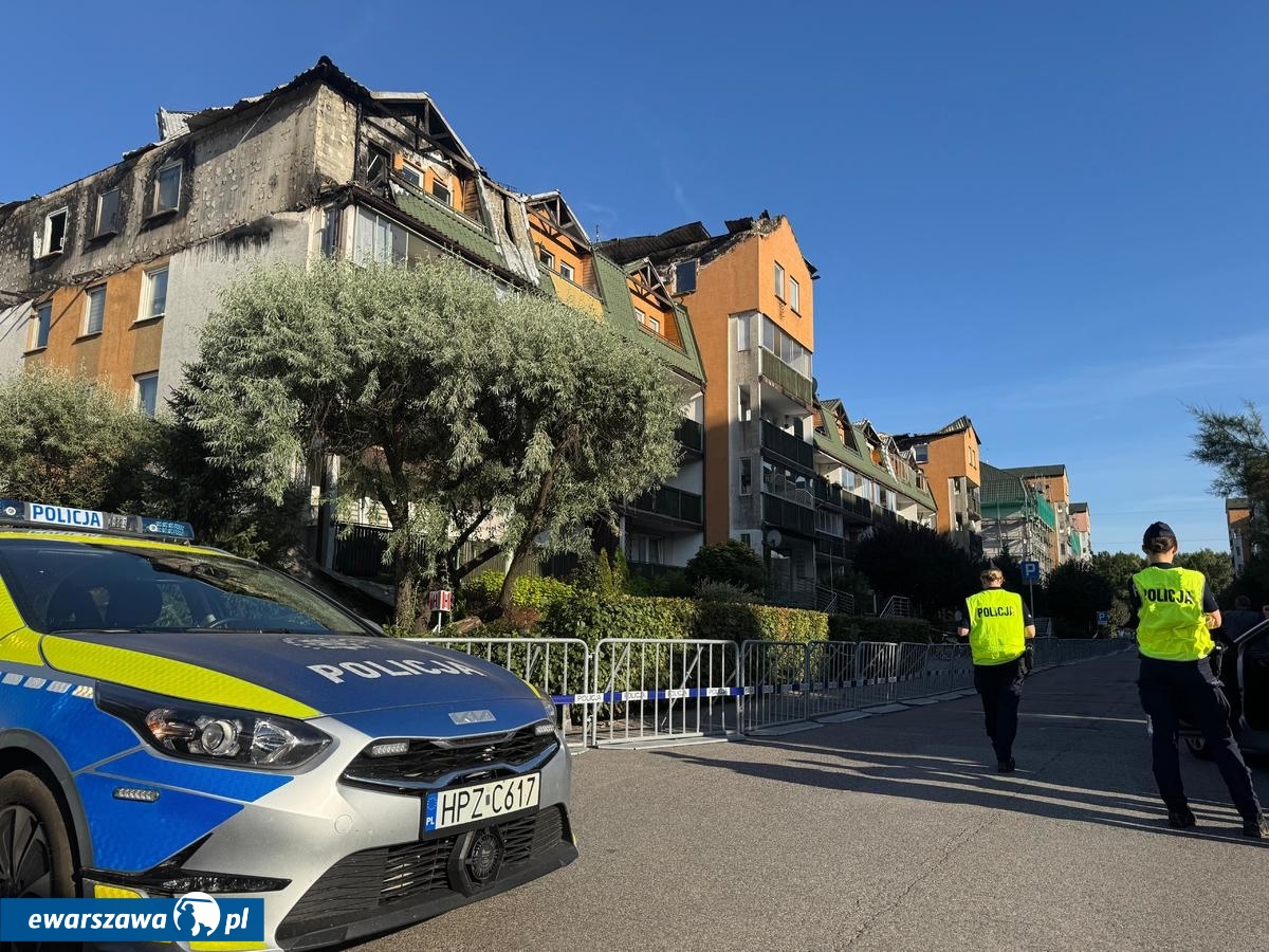 pożar w Ząbkach | fot. ksp.policja.gov.pl