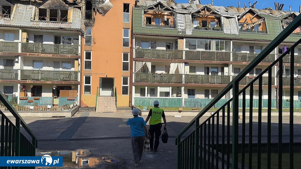pożar w Ząbkach | fot. ksp.policja.gov.pl