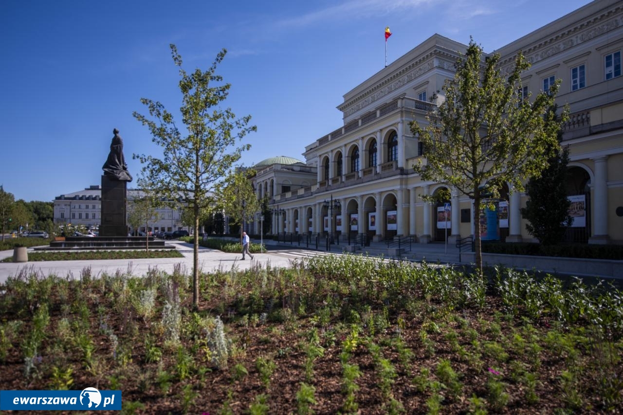 plac Bankowy po remoncie | fot. Zarząd Dróg Miejskich Warszawa