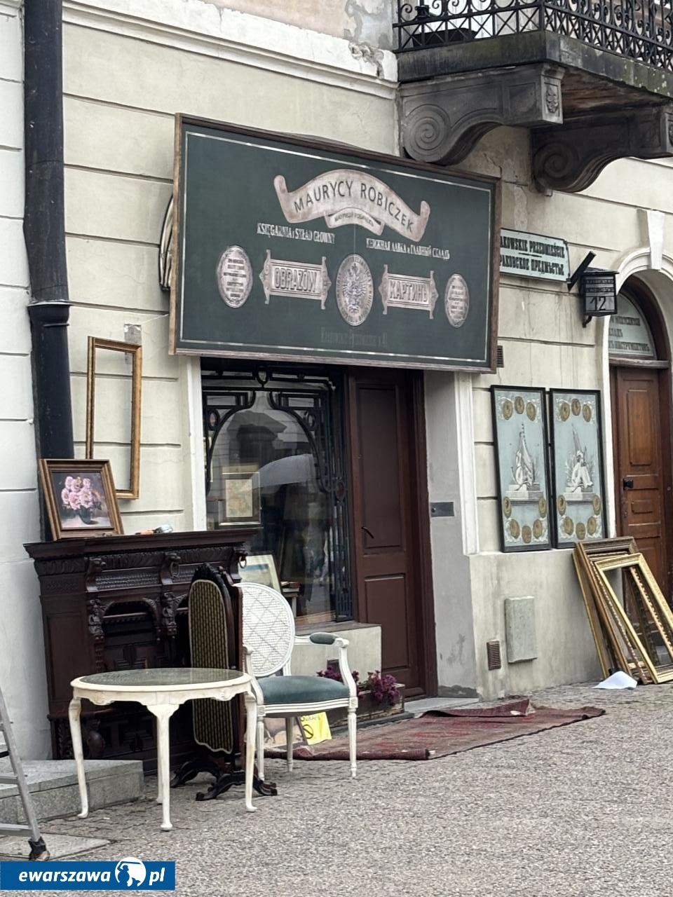 plan serialu "Lalka" na Krakowskim Przedmieściu w Warszawie | fot. Bartosz Pańczyk